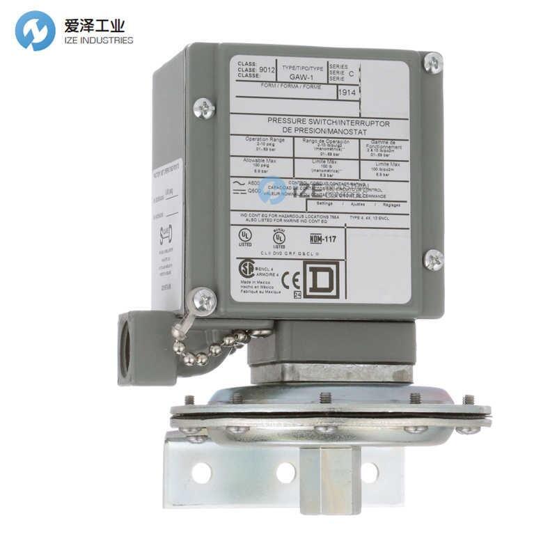 SQUARE-D压力开关9012GAW-1
