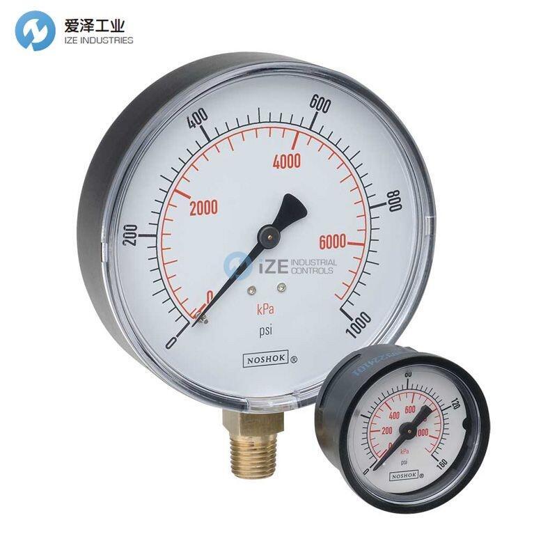 NOSHOK压力表25-510-6000-PSI/BAR-1/4-SSFF