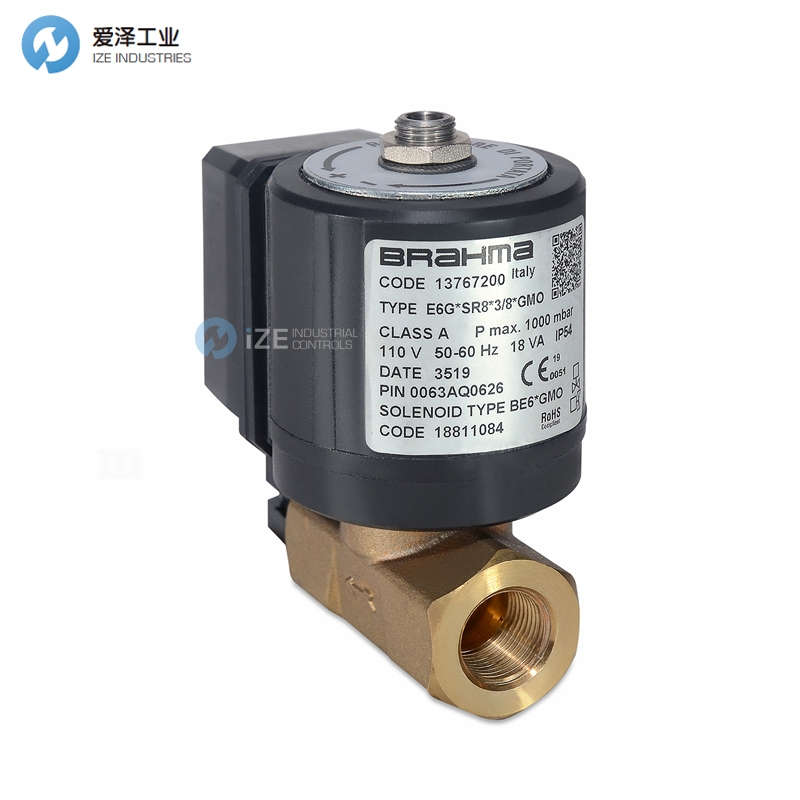 BRAHMA电磁阀E6G*SR8*3/8 *GMO