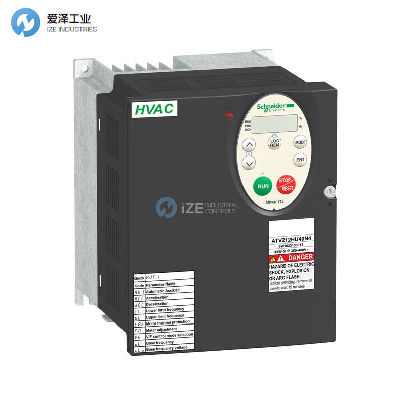 SCHNEIDER驱动器ATV212HU40N4