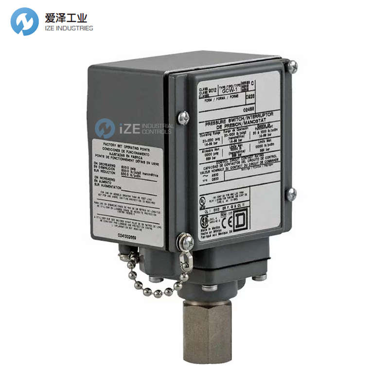 SQUARE-D压力开关9012GAW4